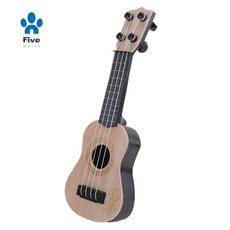 Bege Crianças Clássico Ukulele Guitarra Brinquedo Educação Precoce Pequena Fontes De Festa Ajustável