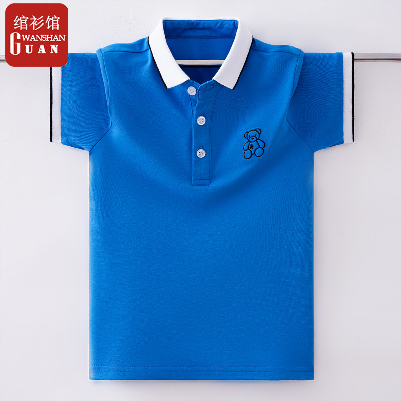 Meninos camiseta de manga curta verão 2023 novo estilo das crianças puro algodão topos médio grande crianças bonito cami