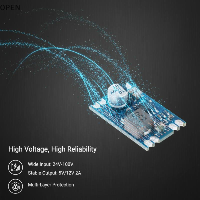 op 1 Peça 6V-100V A 5V/9V/12V/24V Step-down Saída Fixa Módulo De Alimentação De Alta Corrente 2A DC-Fonte sg