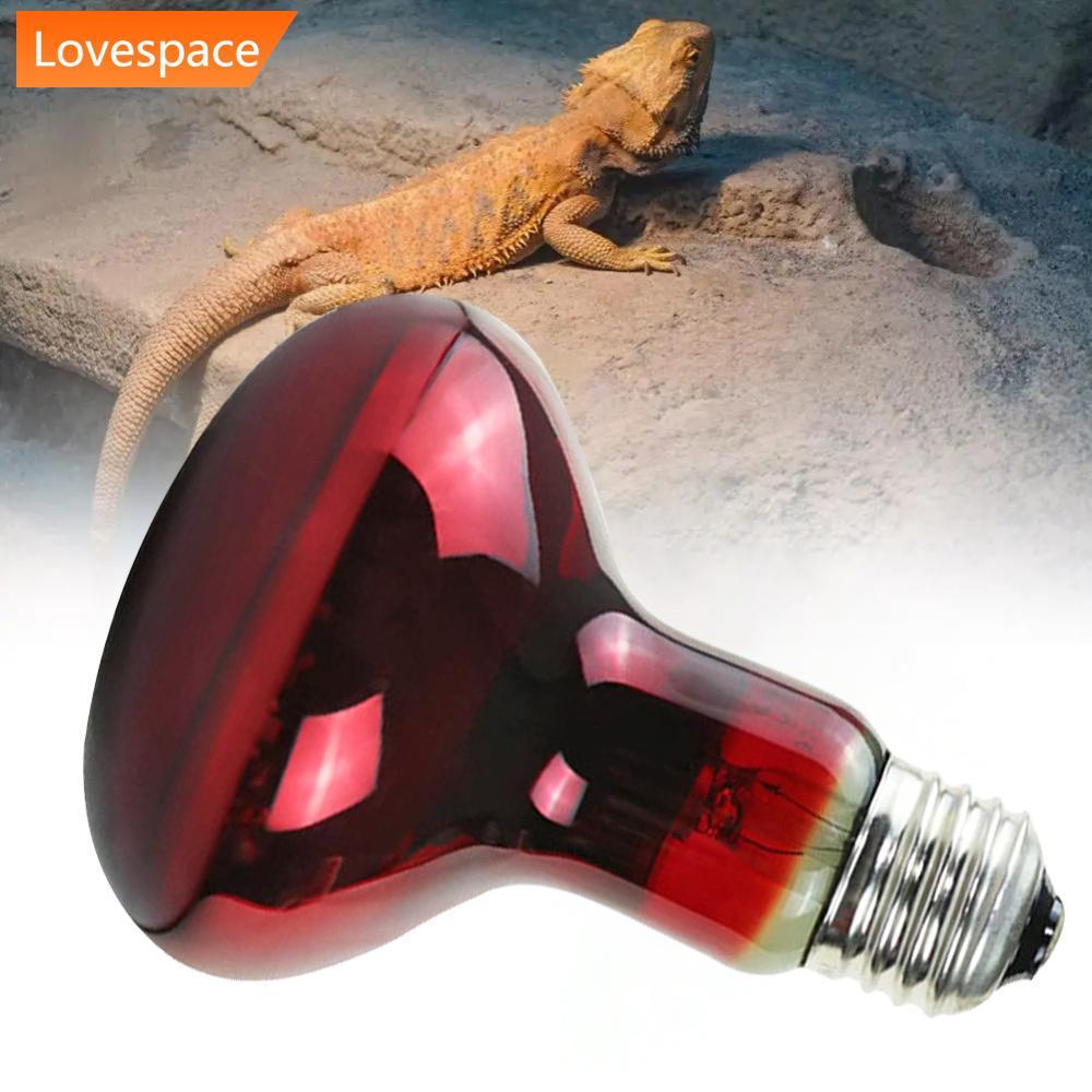 LS-STORE Lâmpada De Aquecimento Para Répteis UVA Infravermelha 25W-100W Animais De Estimação Cobra Tartaruga Gecko Anfíb