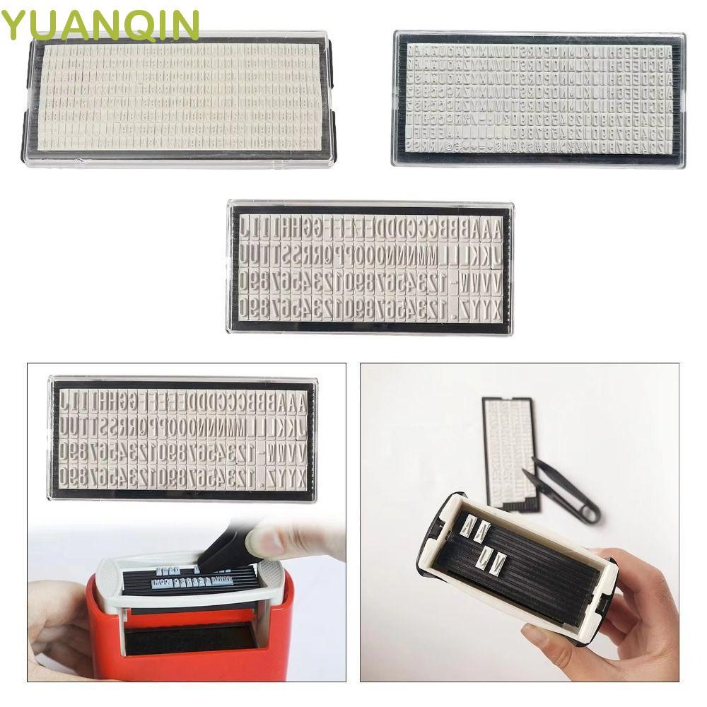 Placa De Letras De Carimbo YUANQINZT , Digitais De Endereço De Nome Comercial , DIY De 3 Mm 4 6.4