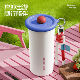 Cozinhar rei copo térmico copo de palha 2025 novo estilo simples High-End portátil elegante prático copo de água