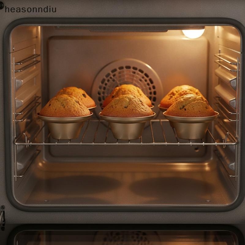 [heasonndiu] Forma De Muffin Em Formato De Cogumelo Não Sti Aço Carbono De Alta Qualidade Cria Uma Cintura Faz Cupcakes