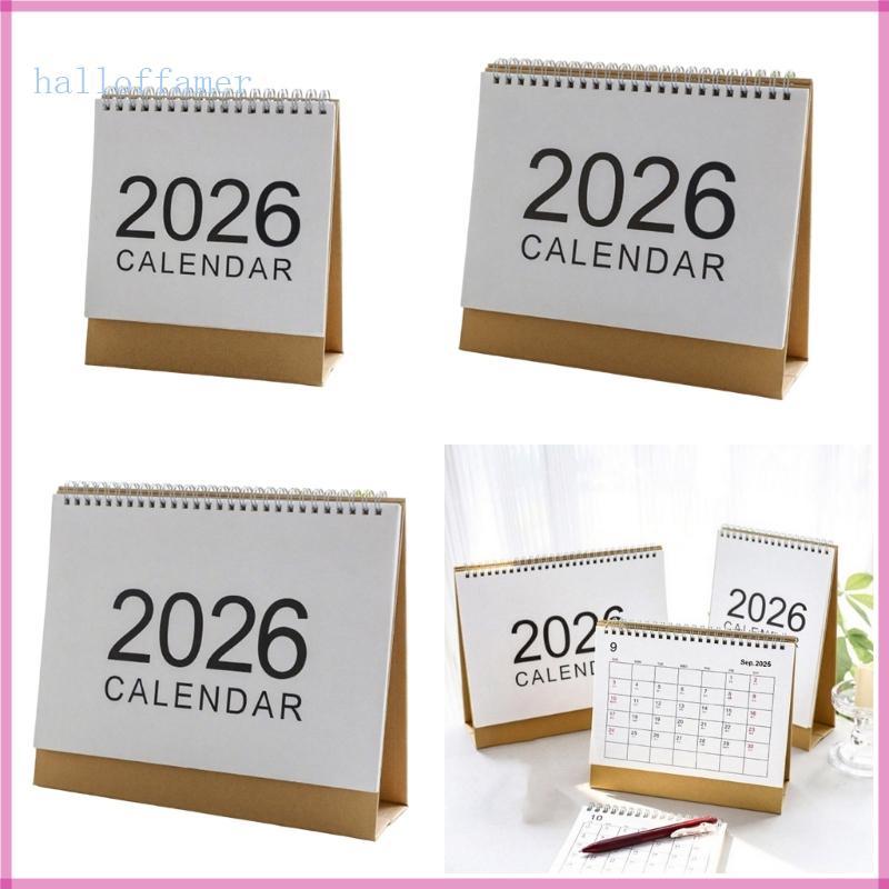 Halloffamer 2026 Calendário Mesa Ligação Fio Doméstico