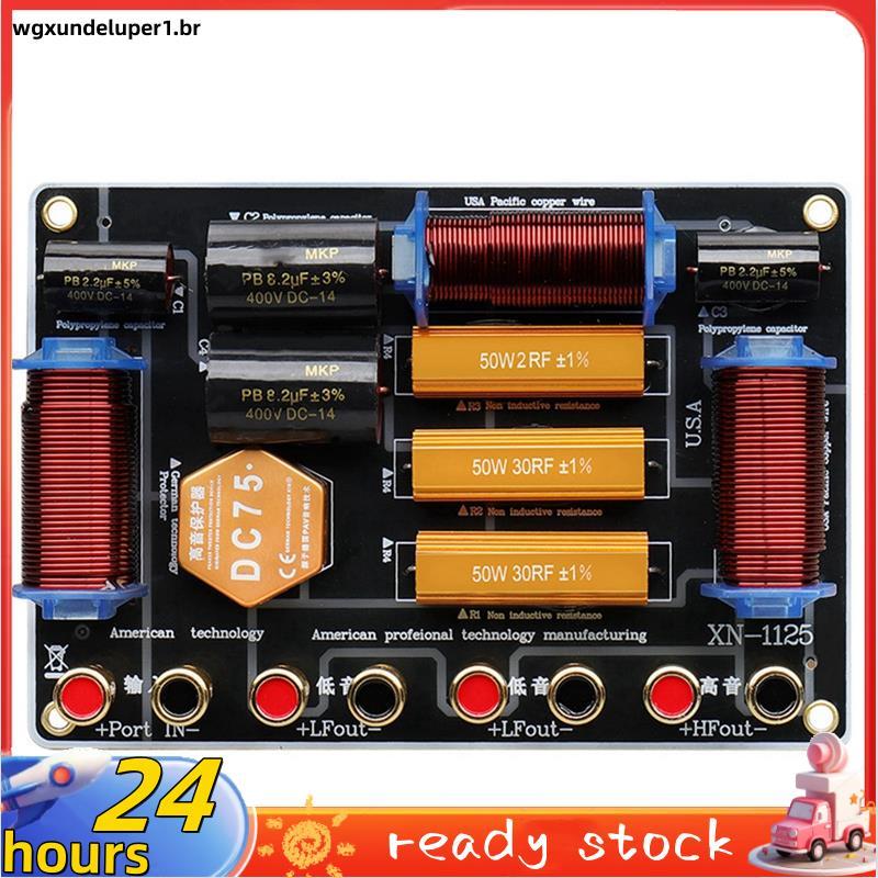Crossover De Alto-Falante 1300W Divisor De Duas Frequências De Alta Potência Um Dois Baixos Para Duplo De 10 Polegadas/1