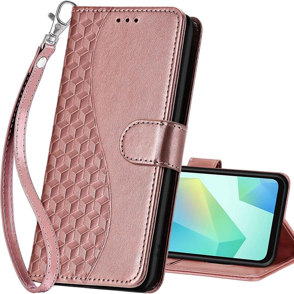 for Galaxy A16 5G Wallet case, Flip Folio Cover with Stand Feature for Women Men
