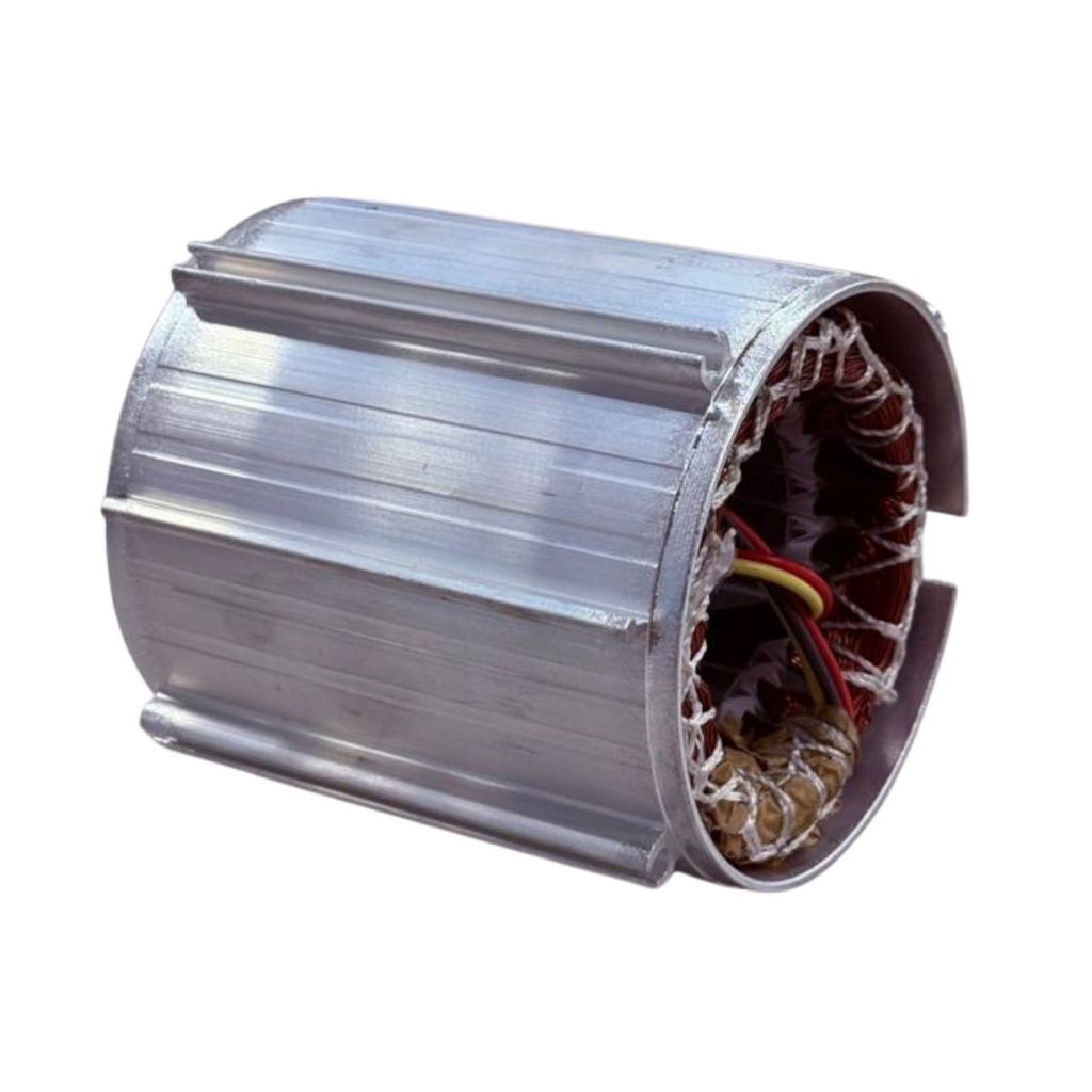 Estator Completo Motor Portão 220v 60mm PPA Celtron C/ Carcaça Alumínio