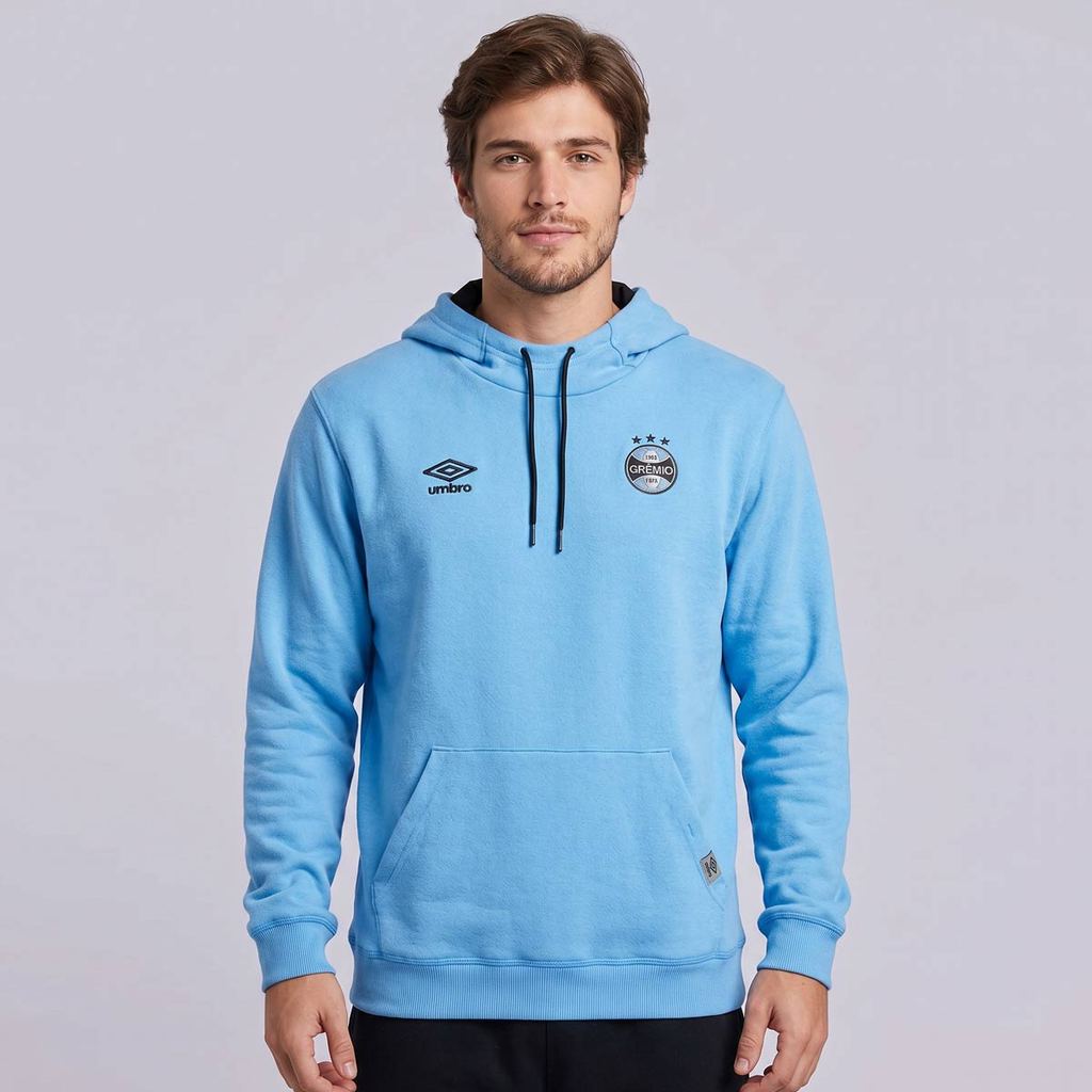 Moletom Umbro Grêmio Viagem 2025 Azul