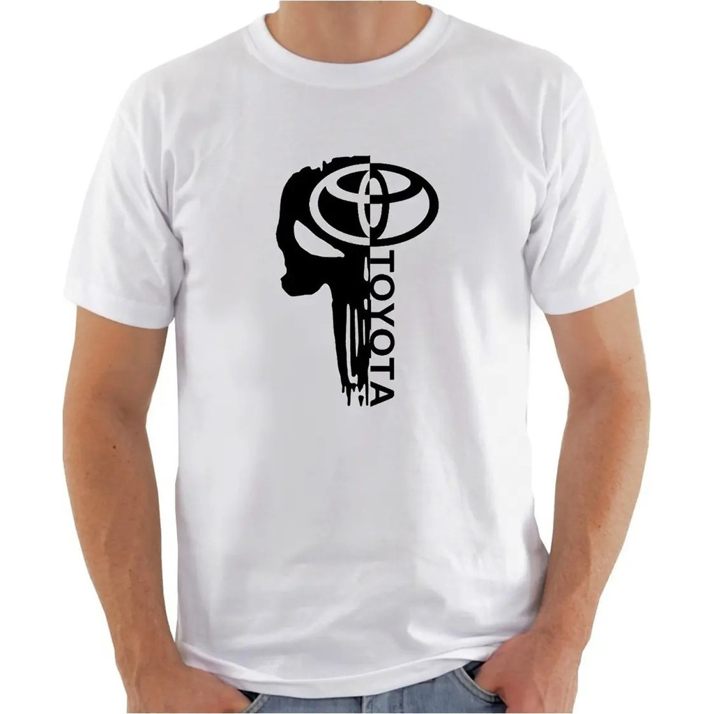 Camiseta Toyota 100% Algodão Camisa Toyota Skull 2024