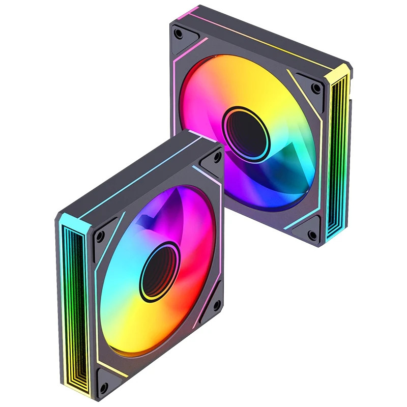 Kit 3 Fan RGB 120mm Delta Gabinete Gamer Com Controle Remoto Completo