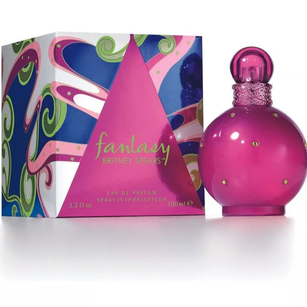 Perfume Feminino Fantasy Britney Spears 100ml Original Pronta Entrega Eau De Parfum Doce Cupcake