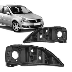 Par Carcaça Farol Logan 2011 2012 2013 Reparo Farolete