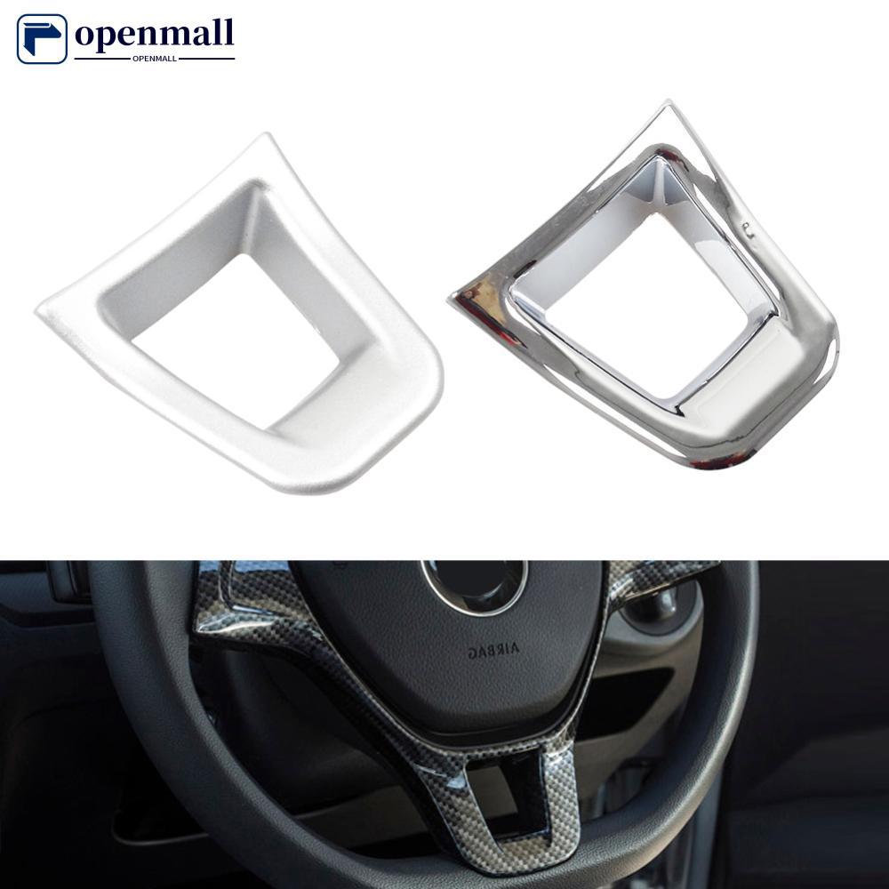 Capa De Decoração De Volante De Carro , Acessórios Adesivos De Acabamento Para Volkswagen VW Passat B8 Tiguan MK2 Golf 7