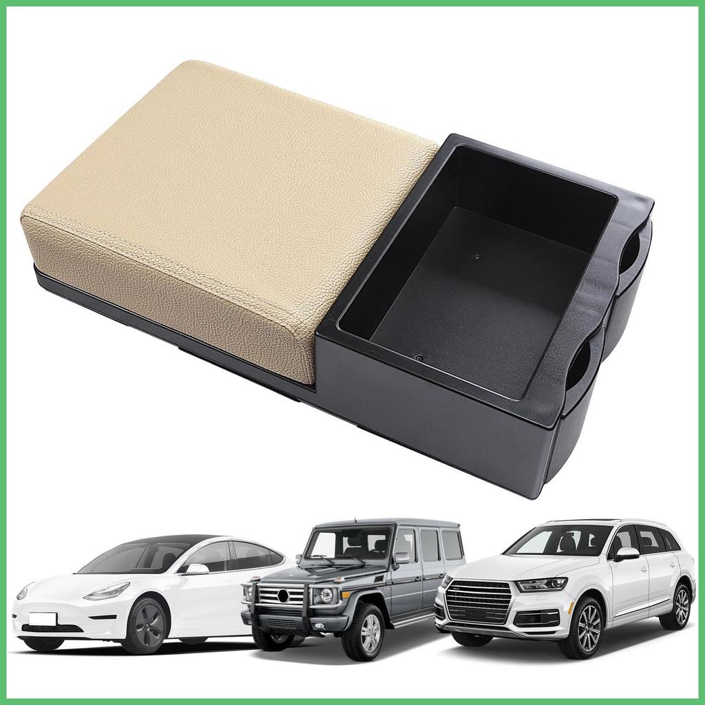 Caixa De Armazenamento De Apoio De Braço Central Do Carro Universal Console Organizador Dispensador De Tecido decfeyebr