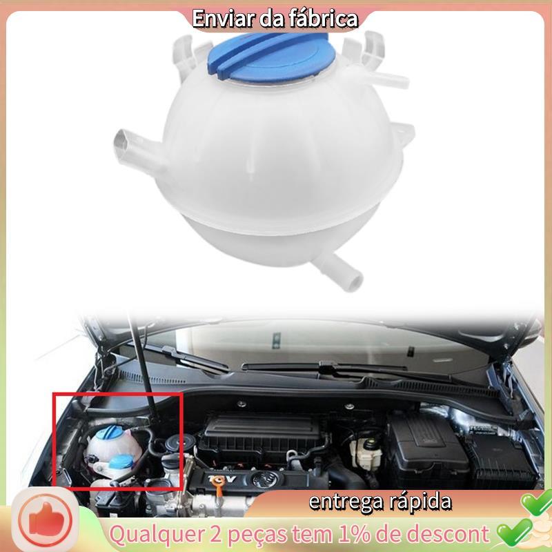 Tanque De Expansão Do Reservatório De Refrigerante Com Tampa Para Jetta MK5 Golf MK6 TIGUAN Passat CC Beetle Eos A3 TT 1