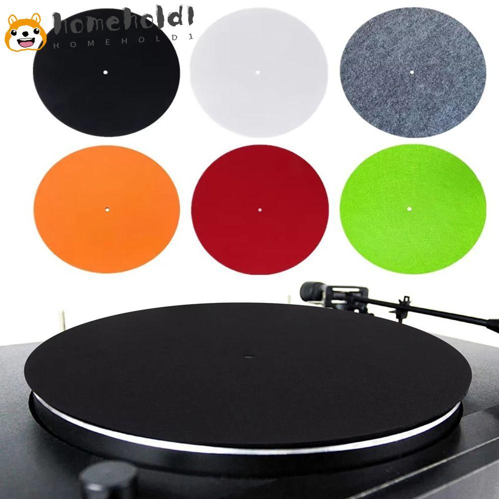 Tapete De Prato Giratório De Feltro HOMEUVOE , Antiderrapante LP Antiestático De 295 Mm Proteção Para Tocadores De Disco