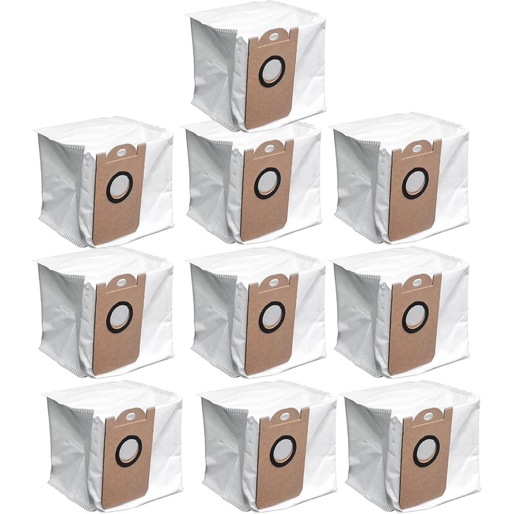 iHome Pacote com 10 Sacos de Pó para Aspirador Robô AutoVac Nova & Nova Pro, Acessórios de Substituição