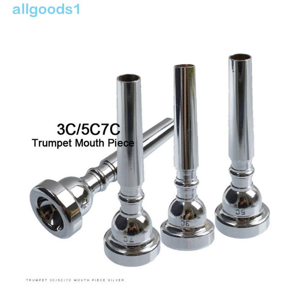 Boca De Corneta De Trompete ALLGOODS , Bocal De Metal Com Chifre 3C/5C/7C , Latão Prateado Dourado Para Iniciantes