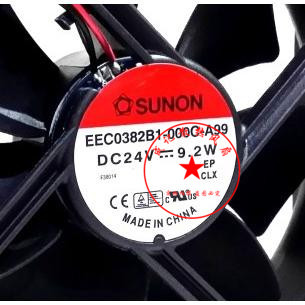 Novo ventilador de resfriamento de chassi Jianzhun SUNON EEC0382B1-000C-A99 12038 24V Original