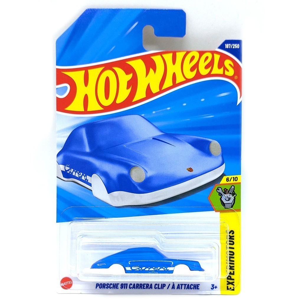 Miniatura 1:64 Hot Wheels Porsche 911 Carrera Clip 187/250