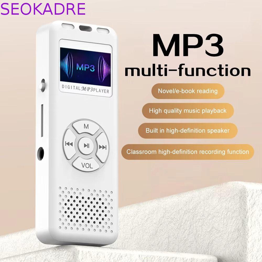 SEOKADRE MP3 De Estudante , Alto-Falante Embutido De Alta Capacidade , Reprodutor De Música MP3 , Simples Com Botões Min