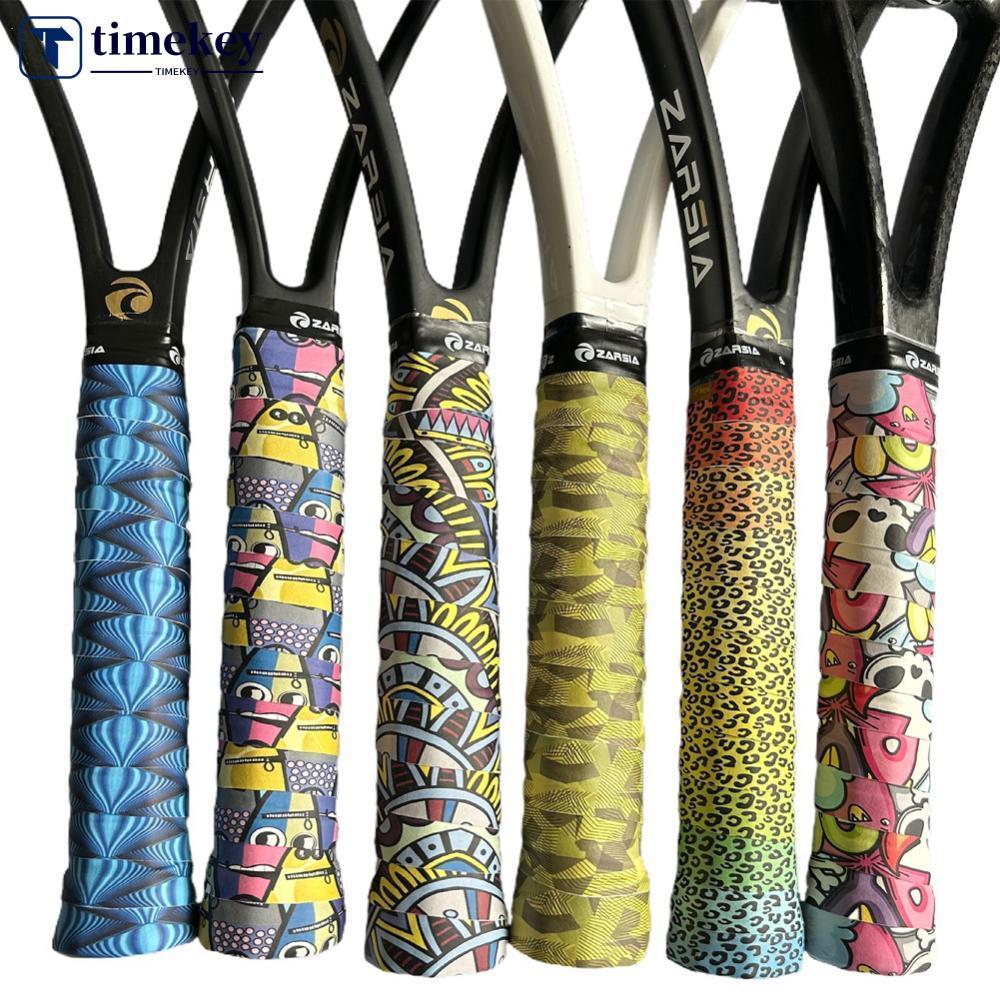 TIMEKEY Anti Deslizamento Tênis Overgrip Padel Raquete Único Tenis Aderência Fita Substituição Ao Ar Livre Sweatband Bad