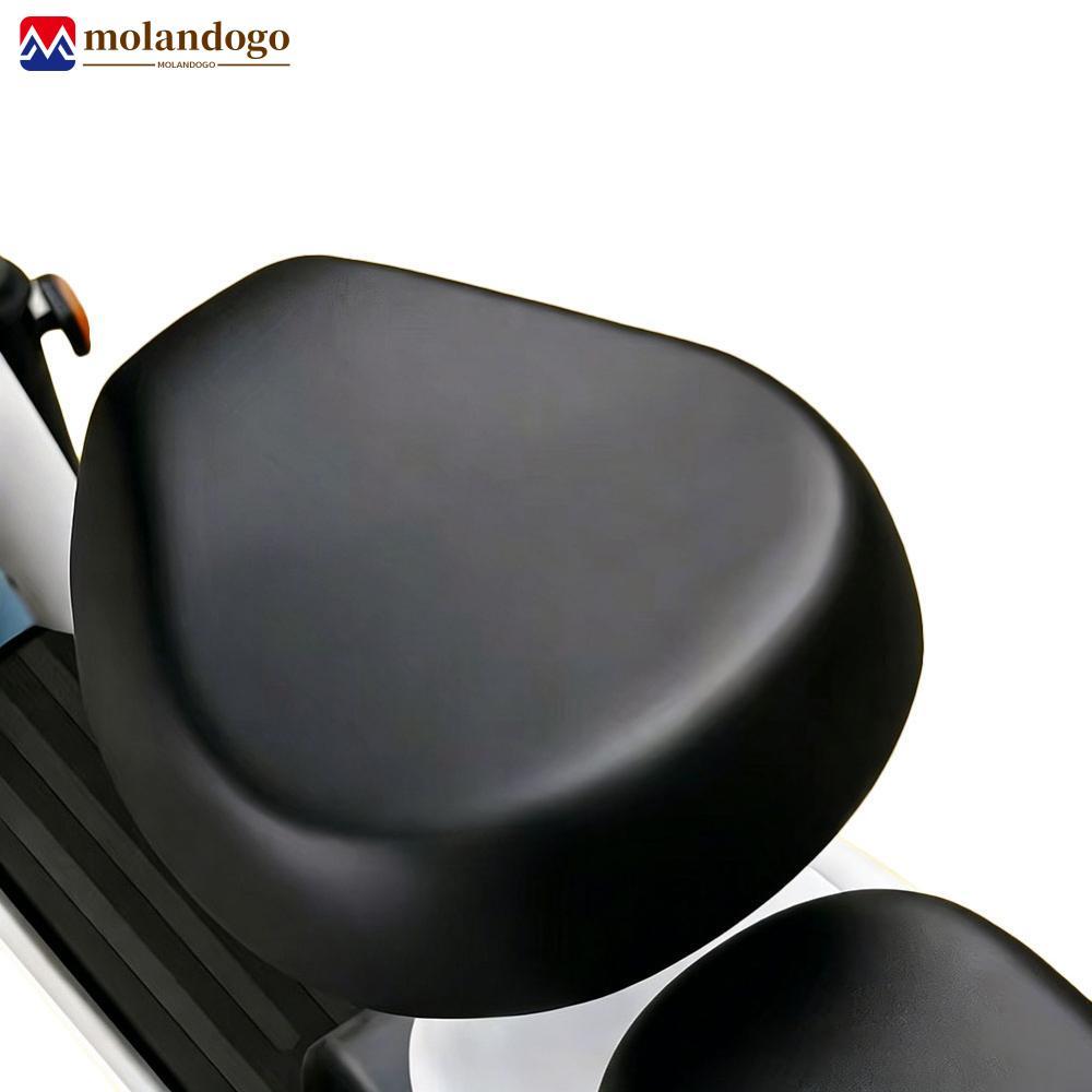 Milandogo 1 Unidade/2 Unidades/3 Conjunto De Assento De Couro Para Bicicleta Elétrica Dianteiro Traseiro Capa De Selim P