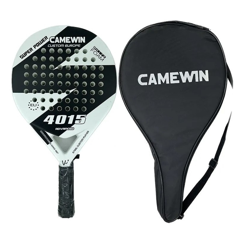 Raquete Padel Intermediário Profissional Fibra Carbono Eva