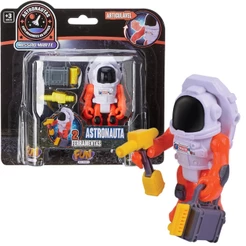 Fun Robô Astronauta Missão Marte Brinquedo Espacial Infantil Articulado Colecionável F0081-5