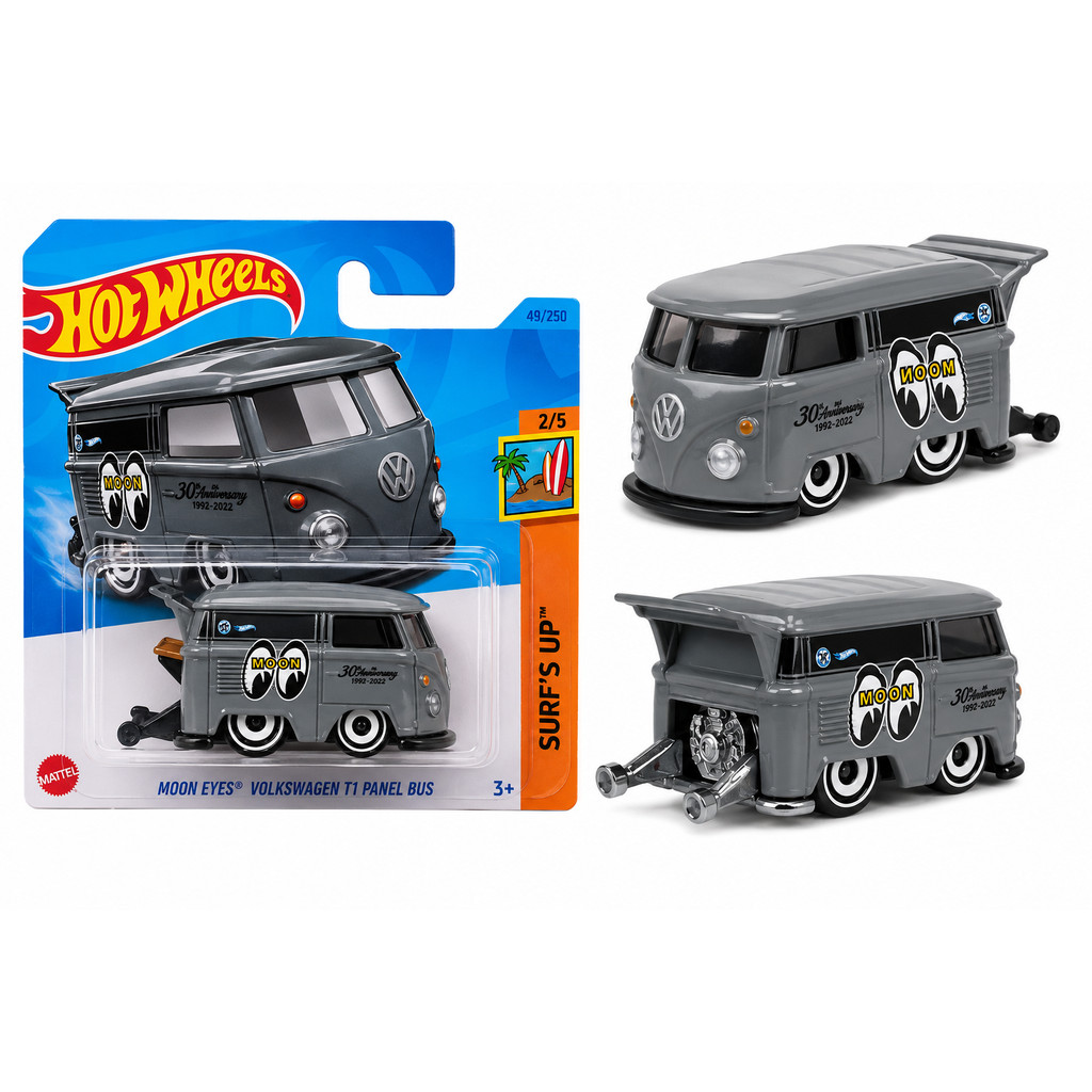 Kool Kombi Cinza Surf Up HW Hot Wheels Kombi Miniatura