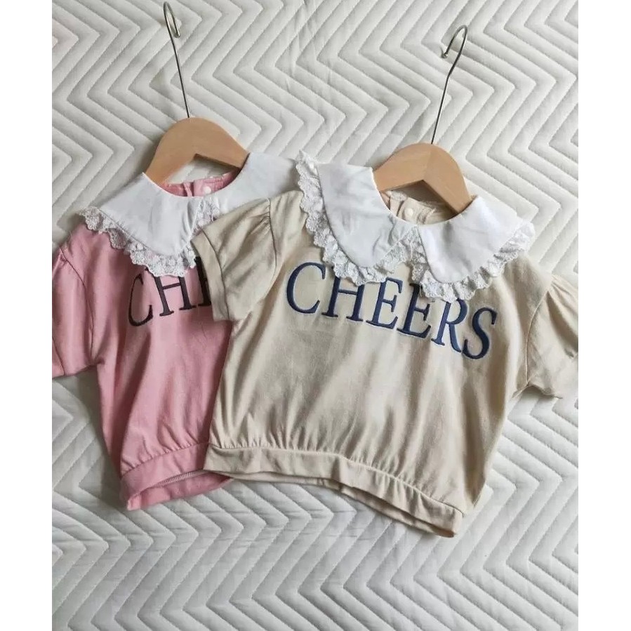 Qing estilo japonês bebê menina puro algodão camiseta lapela camisa do bebê crianças roupas meninas camisa de manga curt