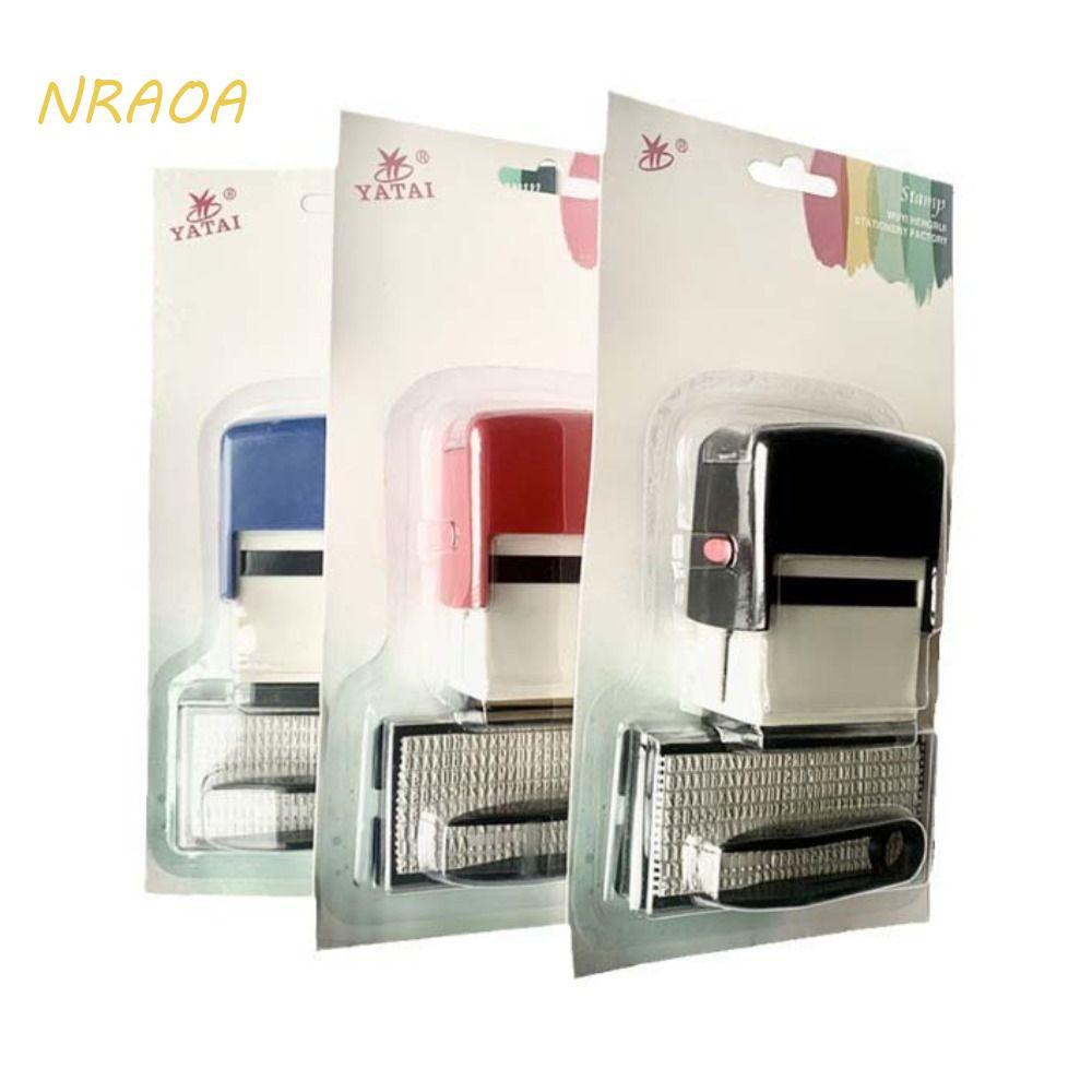 Kit De Carimbo DIY NRAOA , Número Do Alfabeto De Endereço Comercial , Personalizado De Borracha Auto-Tintado