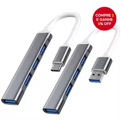HUB USB USB3.0 OTG Type C Multi Splitter 4 Em 1 Adaptador Para Xiaomi Lenovo Macbook PC Laptop
