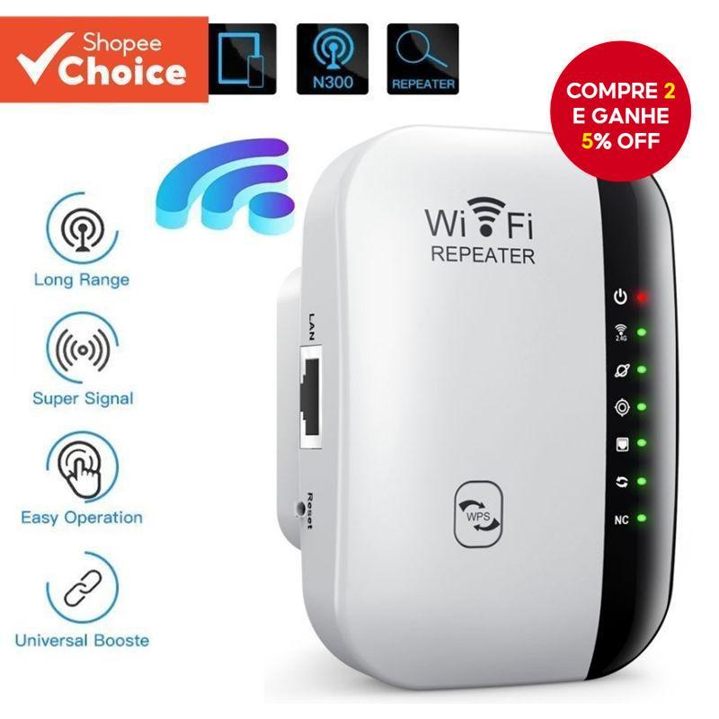 Repetidor Wi-Fi Sem Fio De 300Mbps , Roteador 2.4G , Extensor De Alcance , Amplificador De Sinal 802.11N , Adaptador De