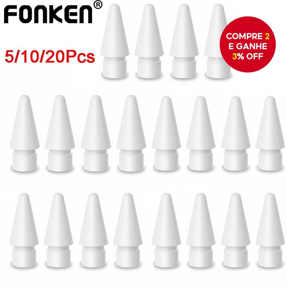 FONKEN 20 Unidades Apple Pencil 1/2 Pontas De Reposição-Estilo Original