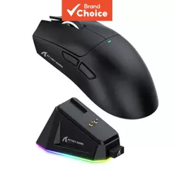 Mouse Gaming Sem Fio Attack Shark X11 – 22.000 DPI, RGB, 63 g ultraleve, com base de carregamento