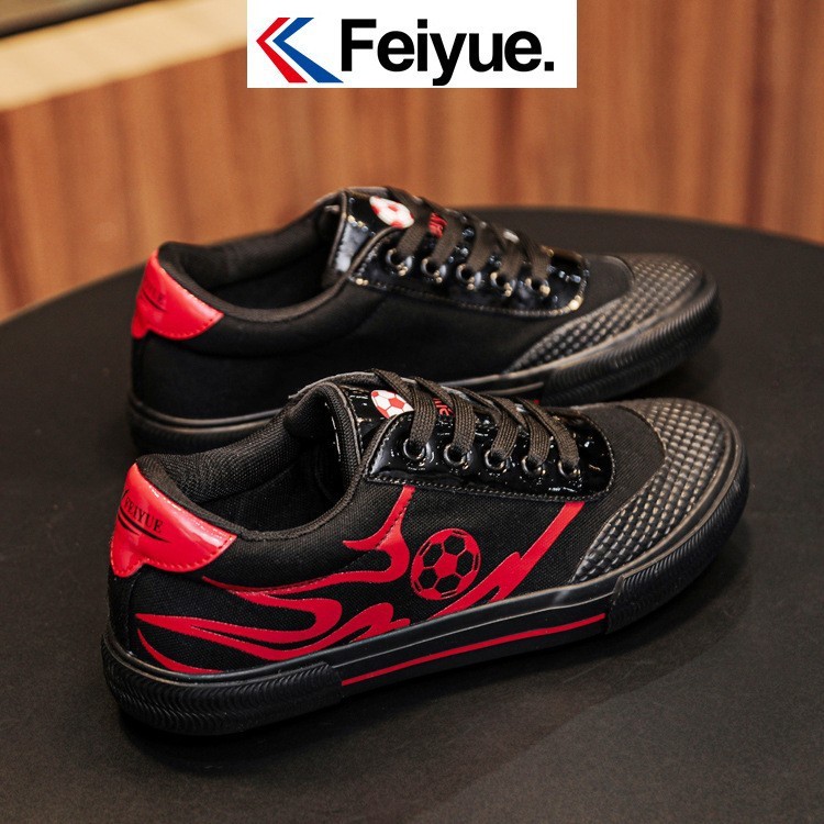 Feiyue sapatos esportivos AG prego macio pico grama terra sapatos respirável lona estudante competição Indoor pico botas