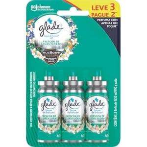 Desodorizador Glade Toque de Frescor Refil Frescor de Águas Florais 12ml LV 3 PG 2