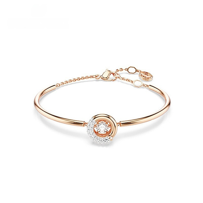 Pulseira 188S Dextera Feminina Ajustável Fofa De Cristal Estética Mulher Não Desbotada Amizade LVGE