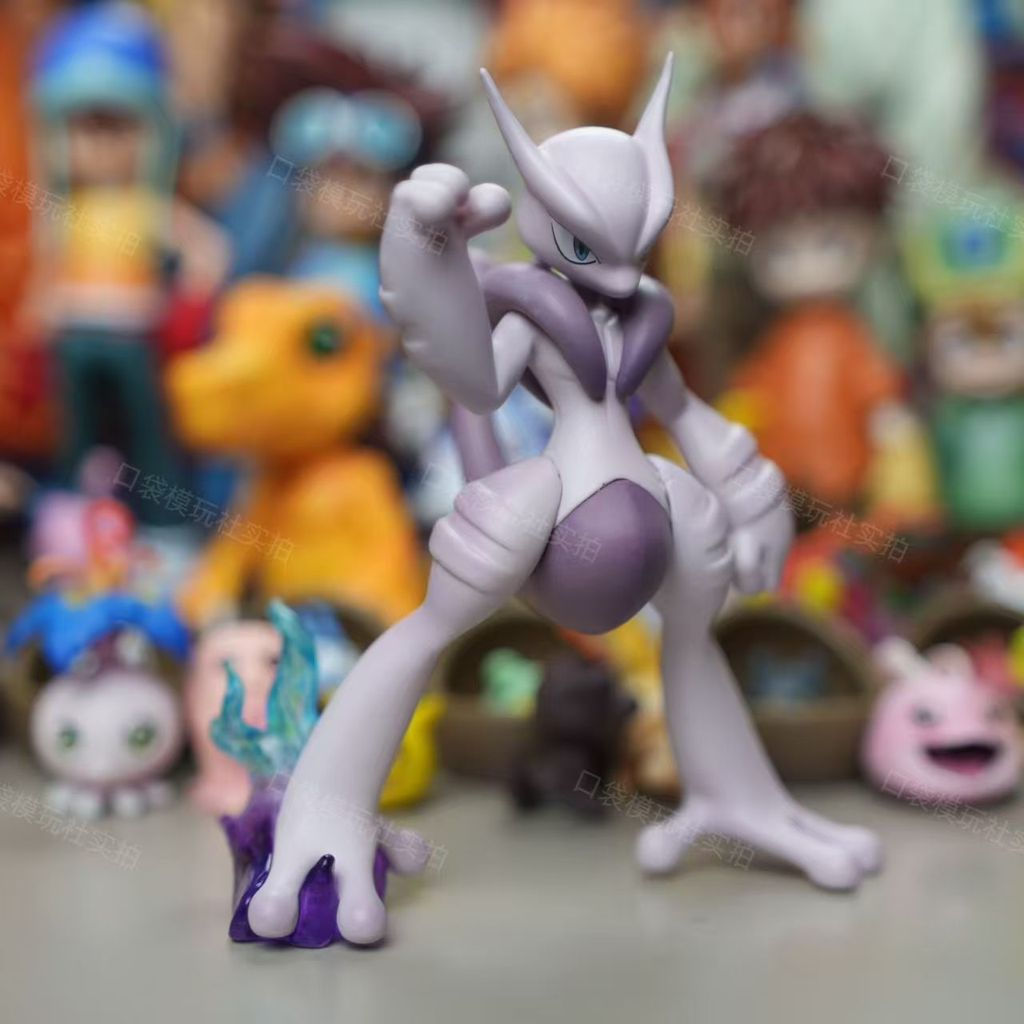 [Em Estoque] Figura Pokémon Mega Mewtwo X Y [Edição Limitada Exclusiva] Figura Limitada do Pokémon Mewtwo X Y Modelo GK