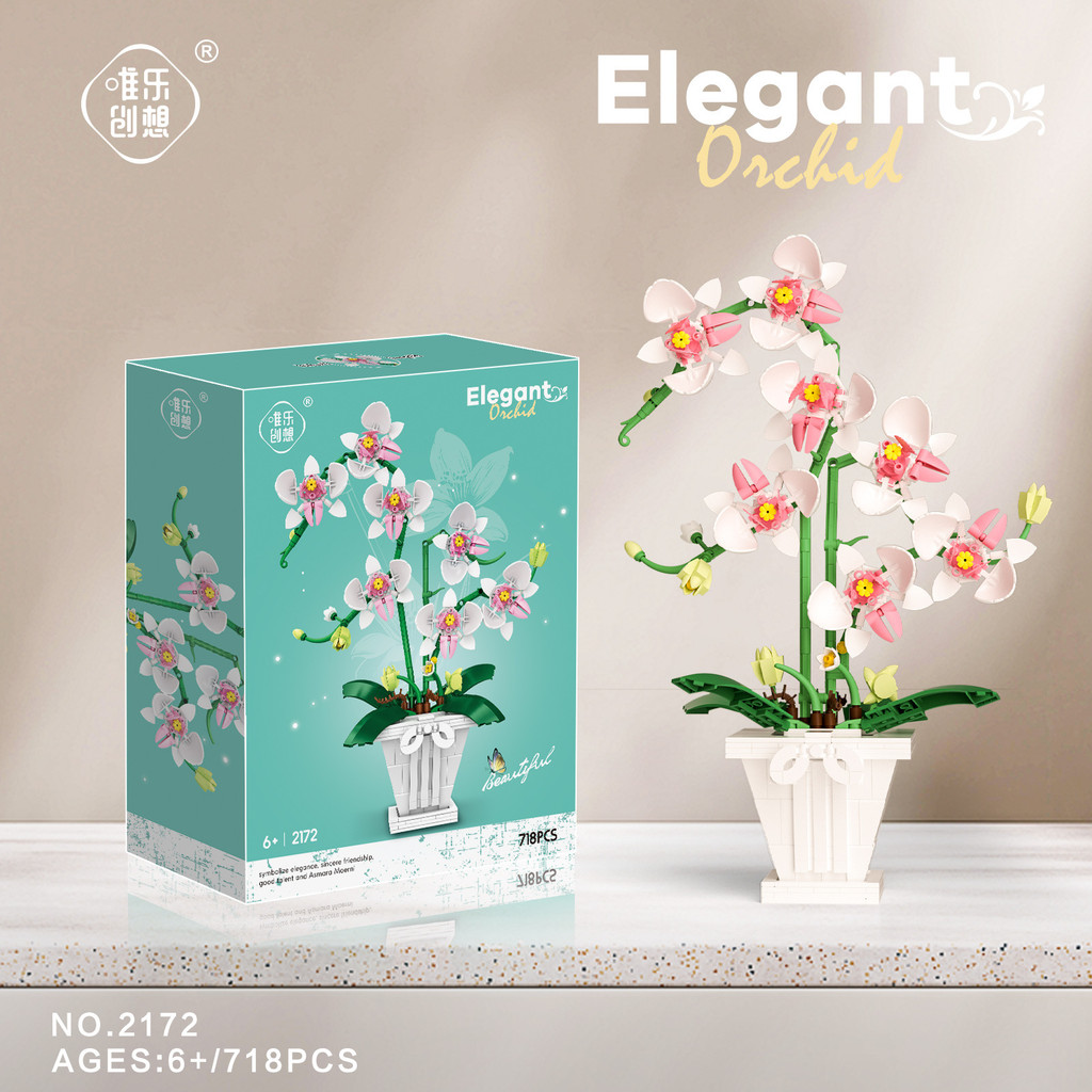 Simulação Flor Eterna Bloco De Construção Menina DIY Jóias Quebra-Cabeça Educacional Compatível Com LEGO Desktop Decoraç