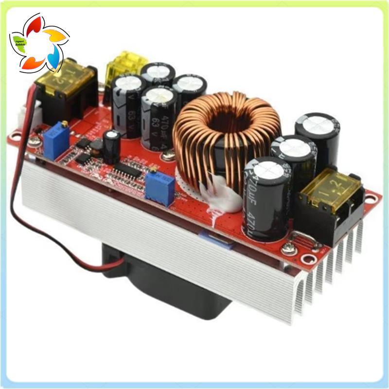 1800W 40A DC-Boost Converter Step Up Módulo De Fonte De Alimentação 10-60V A 12-90V Carregador De Tensão Ajustável
