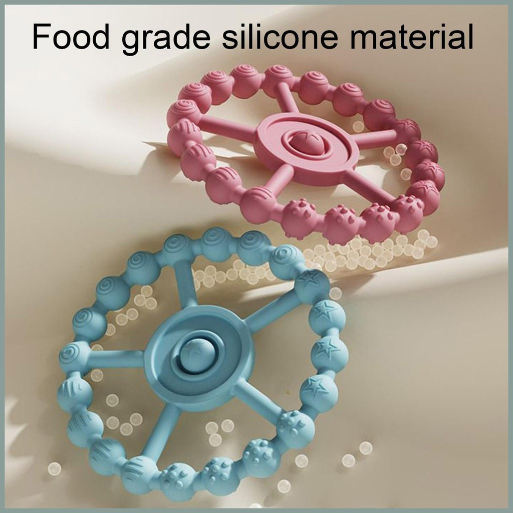 Crianças Mastigar Brinquedos 3 Peças Mordedor Sensorial De Grau Alimentício Silicone Calmante Fidget Para Redução De Est