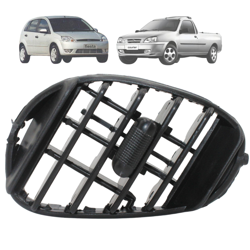 Difusor Tela Saída Ar Fiesta 1996 A 2003 Courier 2002 A 2013 Lateral