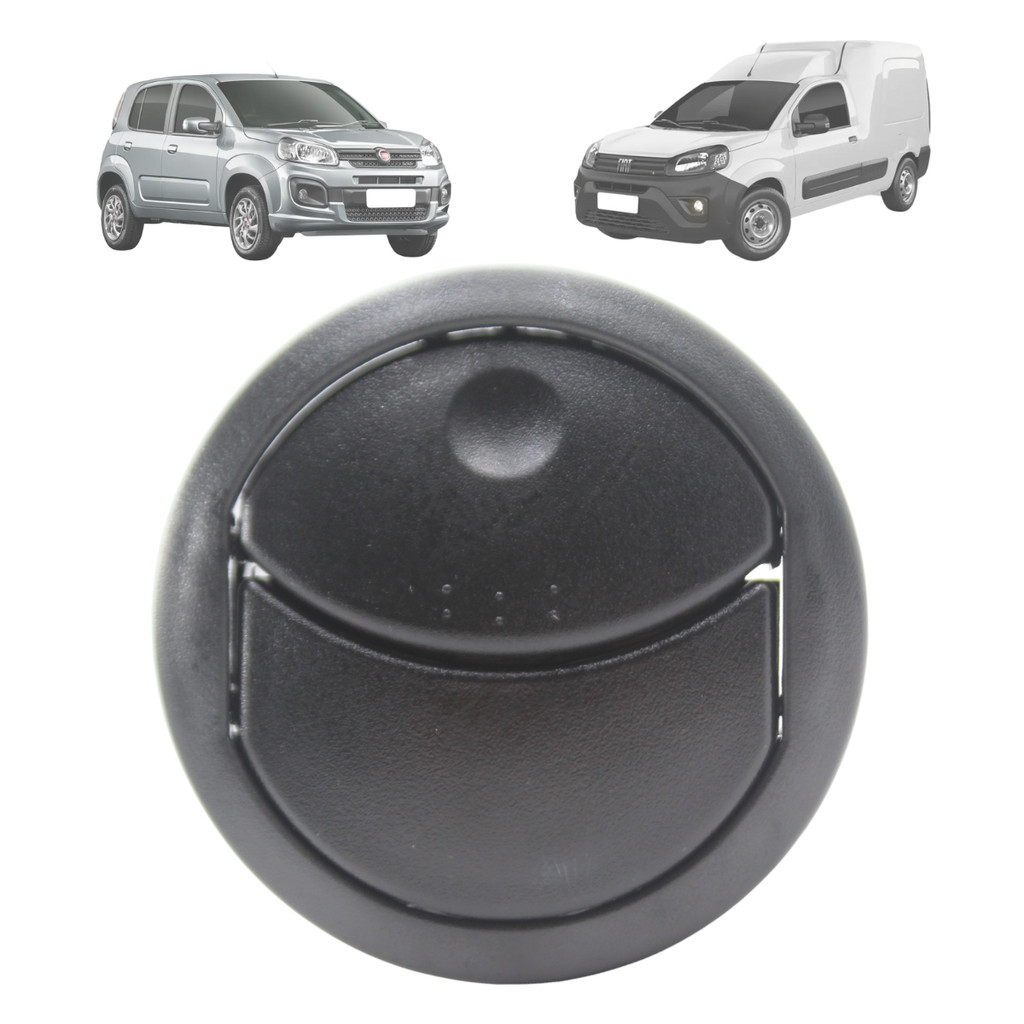 Difusor Tela Saída Ar Uno 2010 a 2015 Fiorino 2014 a 2020 Lateral