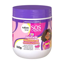 Máscara de hidratação Intensa SOS Cachos Kids Hidratação Salon Line 500g