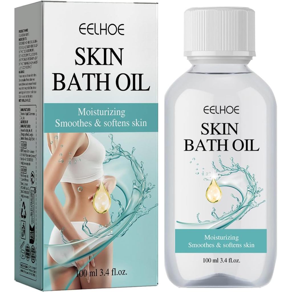 Óleo de Banho Original Skin So Soft, Óleo Corporal Hidratante, Óleo Corporal Skin So Soft para Cuidado da Pele Seca, Aro
