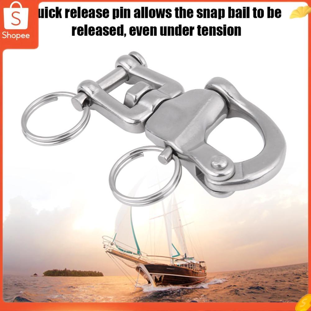 Hap Manilha de pressão giratória de mandíbula de aço inoxidável Hap Irfora 316 para serviço pesado com anel pequeno