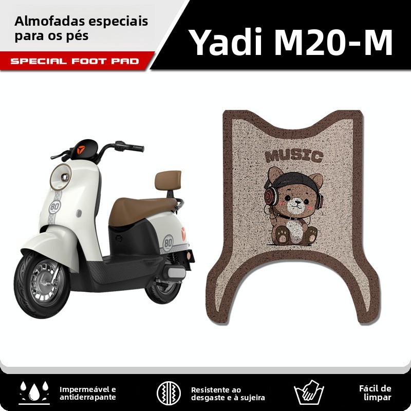Tapete para veículo elétrico Yadi M20-M, capa de assento para scooter elétrico, em malha de seda, à prova d'água, antide