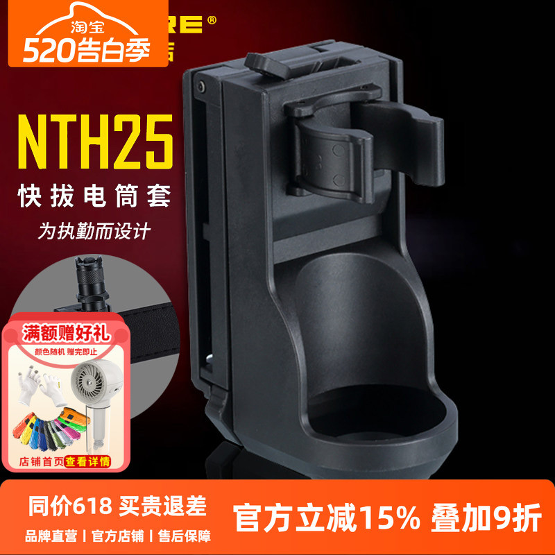 NITECORE NITECORE NCP40/NCP30/NTH25 Lanterna externa Tampa da lanterna tática Tampa do mostrador de velocidade
